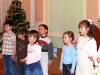 Vánoční koncert malého Ostrováčku, dětí ze ZŠ Rychnovek a žáků ZUŠ