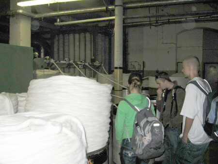 Exkurze deváťáků ve firmě Clasic Cotton
