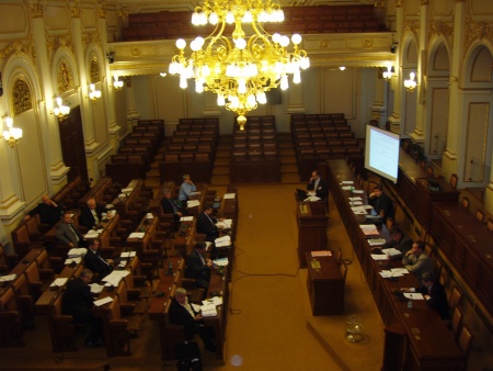 Exkurze devátých tříd do Parlamentu ČR