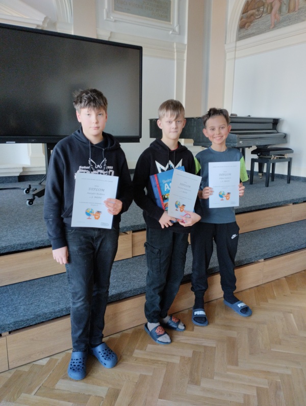 Zeměpisná olympiáda - školní kolo