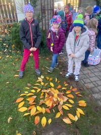 Podzimní mandaly z listí