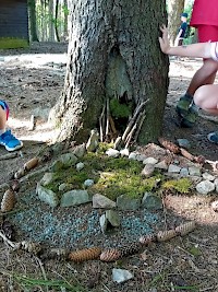 Kterak 1. A, 1. B a 4. C spolu na škole v přírodě byla